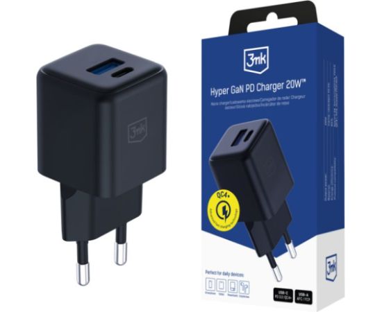 3MK Hyper GaN Charger Tīkla Lādētājs 20W / USB-C