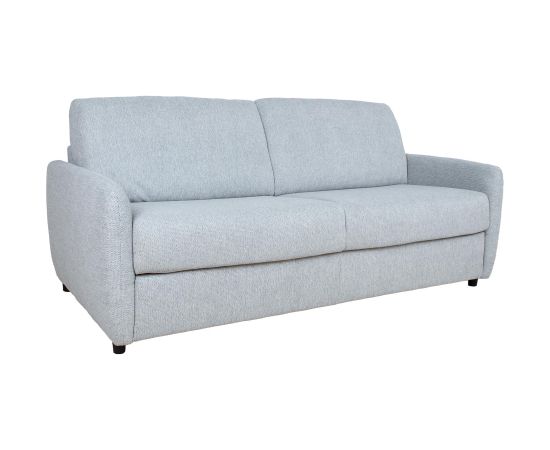 Sofa bed BRANDON 3-seater, bluish-gray mélange