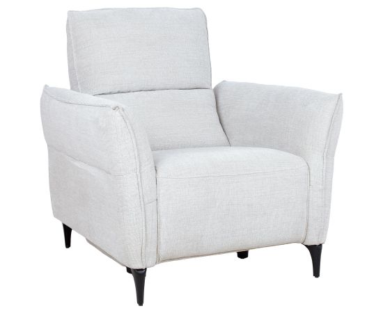 Recliner armchair MIAMI with electric mechanism, light beige