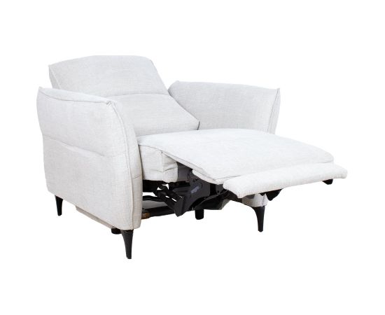 Recliner armchair MIAMI with electric mechanism, light beige