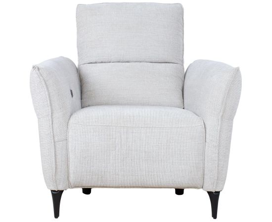Recliner armchair MIAMI with electric mechanism, light beige