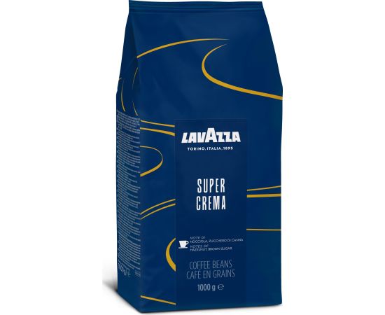 Lavazza Super Crema 1000g 1kg Kafijas pupiņas