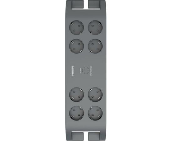 Strāvas pagarinātājs Surge protector Philips 8-way, 2m