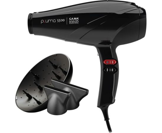 GA.MA Pluma 2 , 2400 W, melns - Matu fēns