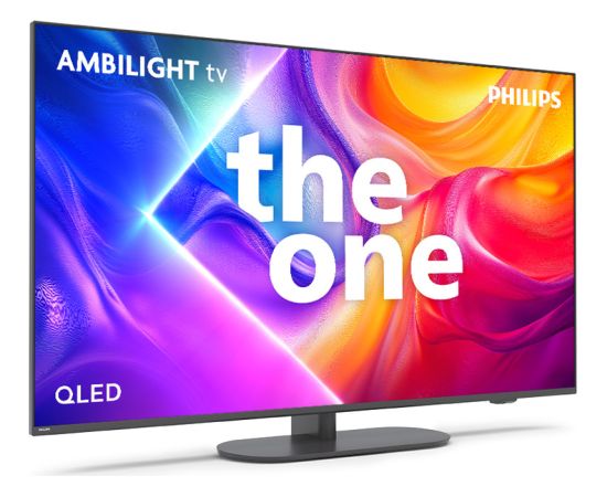 Philips The One PUS9010, 55'', 4K UHD, QLED, melns - Televizors