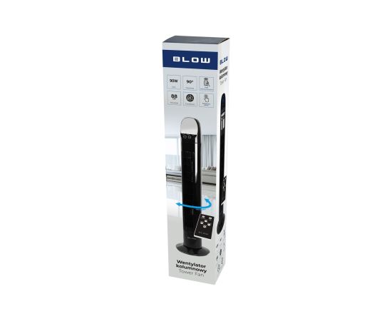 Blow Column fan 90W LCD + remote control