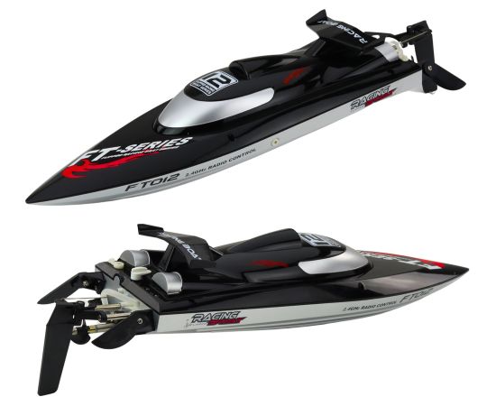 Leantoys Boat Motorboat FT012 Remote Controlled RC Black 50km/h 2.4G