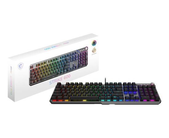 KEYBOARD GAMING BLACK US/STRIKE 600 SILENT MSI