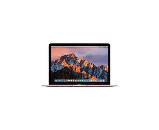 Apple MacBook 2017 Retina 12" - Core M3 1.2GHz / 8GB / 256GB SSD - Rose Gold (Atjaunināts, stāvoklis Ļoti labi)