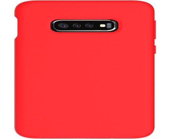 Evelatus Samsung  Galaxy S10e Nano Silicone Case Soft Touch TPU Red