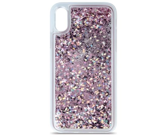 iLike Samsung  S10 Back Case Liquid Sparkle Purple