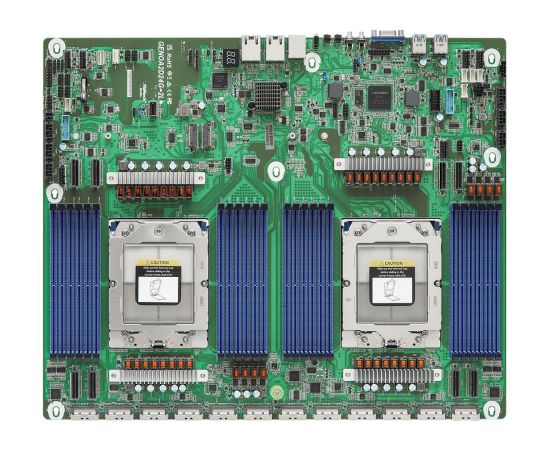 Płyta główna ASRock GENOA2D24G-2L+ 2x SP5 AMD Epyc 9004 SoC (24xDIMM, NVMe, 2xM.2, 2xGbE, IPMI)