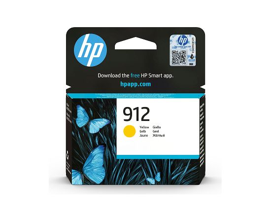 HP 912 Yellow Original Ink Cartridge / 3YL79AE