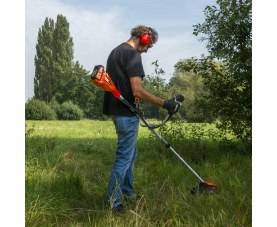 Zāles trimmeris 2-in-1 bezoglīšu 40V, POWERPLUS, POWDPG75510, 330 mm pļaušanas platums, 255 mm zāles pļāvējs