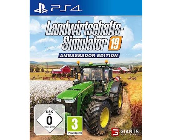 PS4 Landwirtschafts-Simulator (Farming Simulator) 19 Ambassador Edition Playstation 4 video spēle