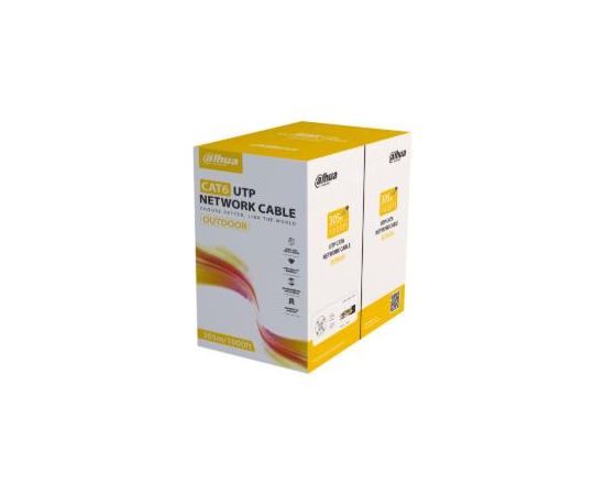 CABLE CAT6 UTP 305M BLACK/PFM920-6UN DAHUA