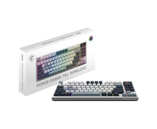 KEYBOARD GAMING BLACK US/FORGE GK600 TKL MSI