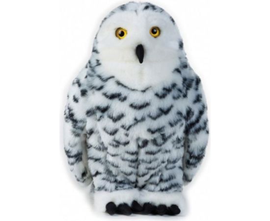 Dante Pluszak National Geographic Sowa śnieżna biało-czarny 27 cm (003-70739)