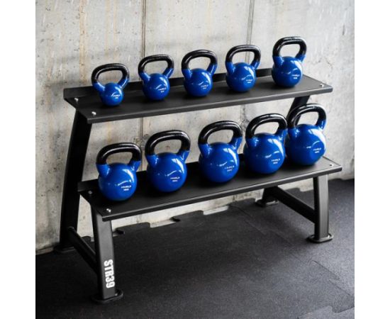 Statīvs STR39 DOUBLE LEVEL KETTLEBELL RACK HMS