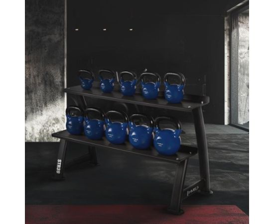 Statīvs STR39 DOUBLE LEVEL KETTLEBELL RACK HMS