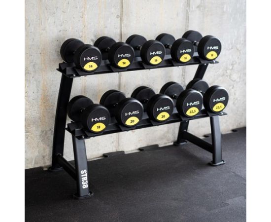 Statīvs STR38 DOUBLE LEVEL DUMBBELL RACK HMS