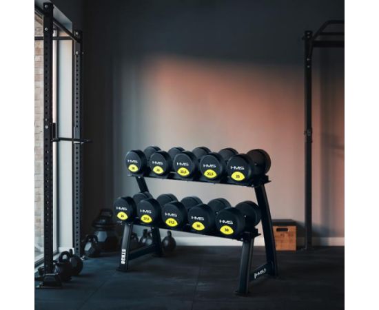 Statīvs STR38 DOUBLE LEVEL DUMBBELL RACK HMS