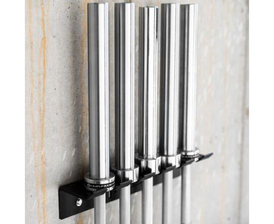 Statīvs fitnesa aksesuāriem STR45 WALL MOUNTED OLIMPIC BAR RACK HMS