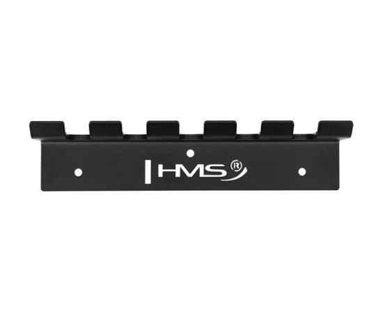 Statīvs fitnesa aksesuāriem STR45 WALL MOUNTED OLIMPIC BAR RACK HMS