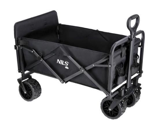 Saliekamie ratiņi NC1608 FOLDING WAGON BLACK NILS CAMP