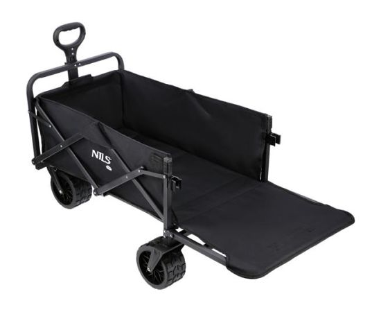 Saliekamie ratiņi NC1608 FOLDING WAGON BLACK NILS CAMP