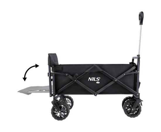 Saliekamie ratiņi NC1608 FOLDING WAGON BLACK NILS CAMP