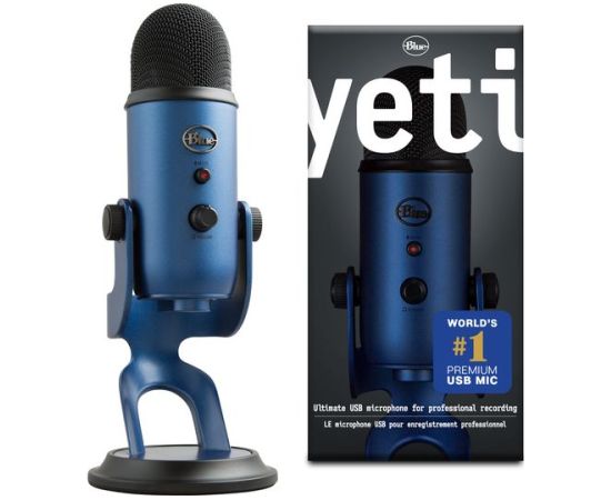 Mikrofons Yeti, midnight Blue