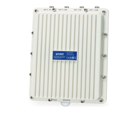 PLANET IP67 Wi-Fi 6 802.11ax, Dual 2400 Mbit/s Aluminium Power over Ethernet (PoE)
