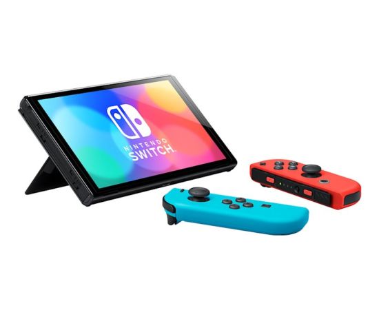 Nintendo Switch OLED portable game console 17.8 cm (7") 64 GB Touchscreen Wi-Fi Black, Blue, Red Игровые приставки