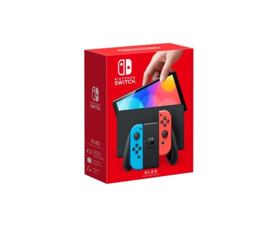 Nintendo Switch OLED portable game console 17.8 cm (7") 64 GB Touchscreen Wi-Fi Black, Blue, Red Игровые приставки