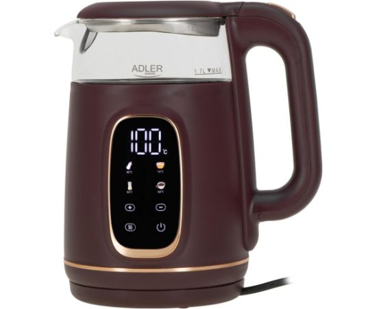 ADLER AD 1305 burgundy electric kettle