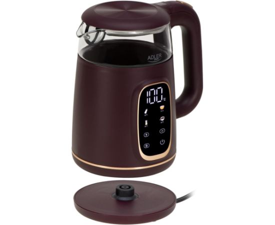 ADLER AD 1305 burgundy electric kettle