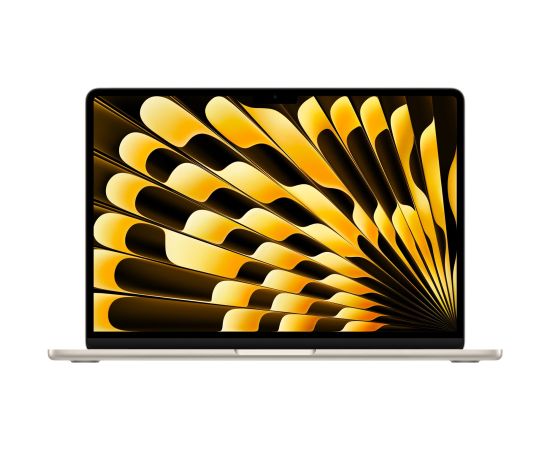 Apple MacBook Air 13-inch : M4 chip with 10-core CPU and 8-core GPU, 16GB, 256GB SSD - Starlight