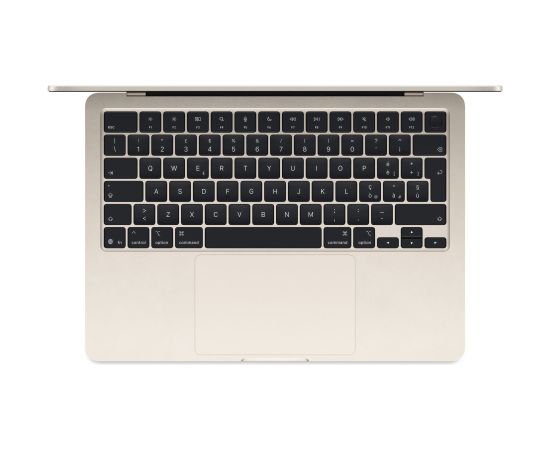Apple MacBook Air 13-inch : M4 chip with 10-core CPU and 8-core GPU, 16GB, 256GB SSD - Starlight
