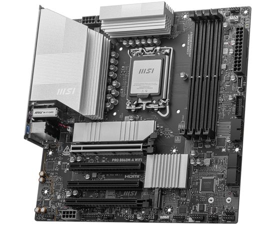 MSI PRO B860M-A WIFI motherboard Intel B860 LGA 1851 (Socket V1) micro ATX