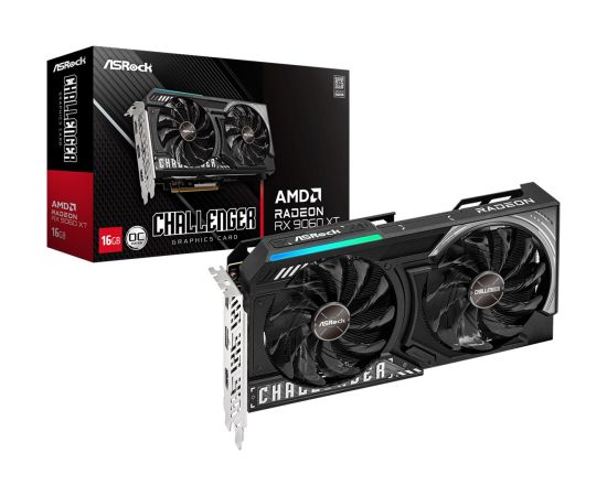 Karta graf. Asrock RX9060XT Challenger 16GB OC