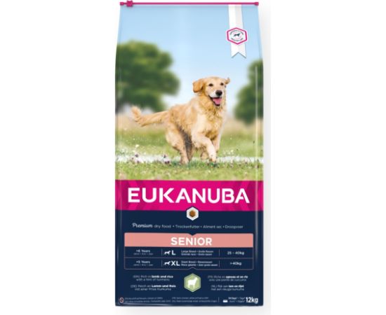 EUKANUBA Senior Large&Giant Lamb with rice - dry dog food - 12kg