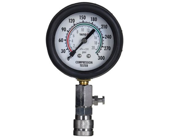 COMPRESSION PRESSURE GAUGE FOR GASOLINE ENGINES 8 PCS. YATO YT-73022