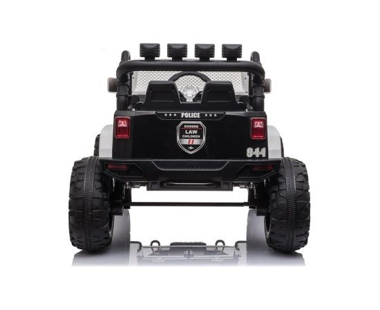 Lean Cars JC666 Police Black - Electric Ride On Car