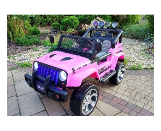 Lean Cars Ride on Car S2388 Jeep Pink 4x45W