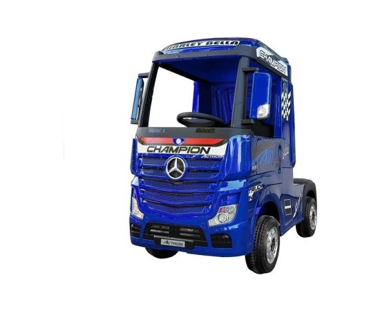 Lean Cars Electric Ride-On Car Mercedes Actros Blue Painted MP4