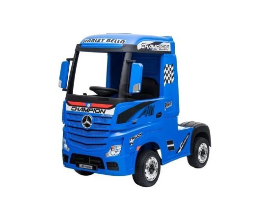 Lean Cars Electric Ride-On Car Mercedes Actros Blue Painted MP4