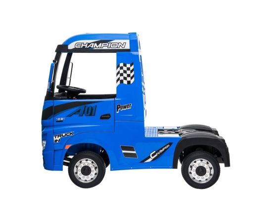 Lean Cars Electric Ride-On Car Mercedes Actros Blue Painted MP4