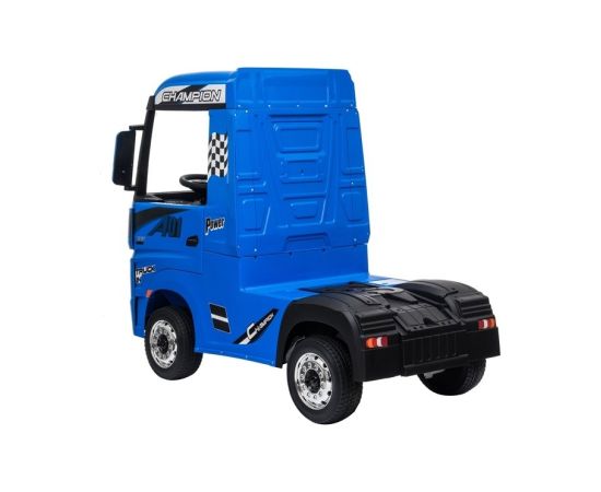 Lean Cars Electric Ride-On Car Mercedes Actros Blue Painted MP4