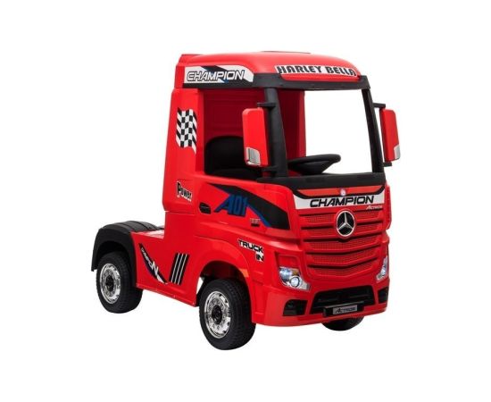 Lean Cars Electric Ride-On Car Mercedes Actros Red